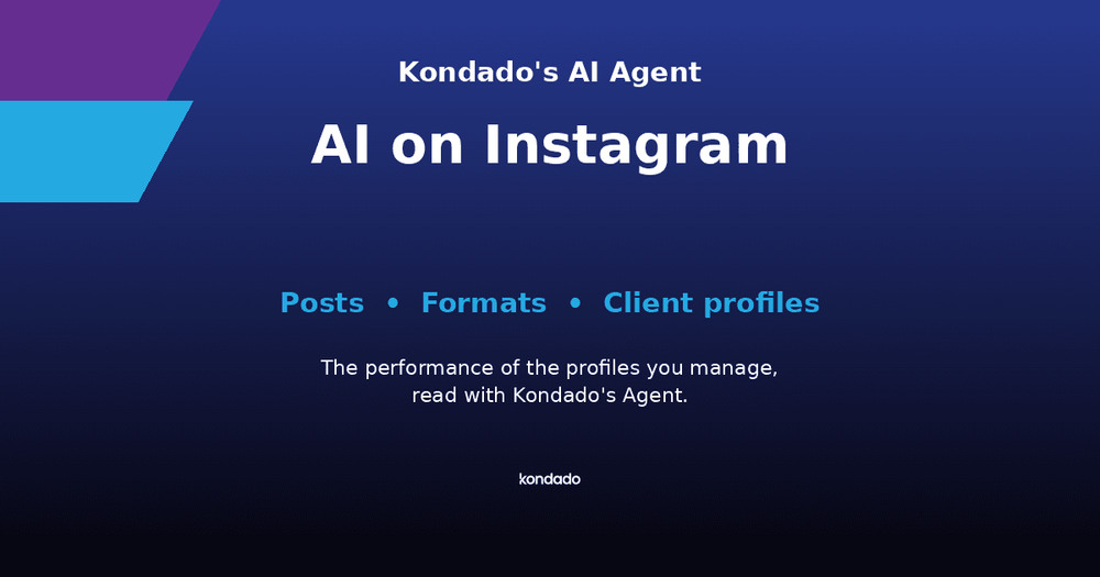 AI on Instagram: Kondado's AI Agent for your profiles