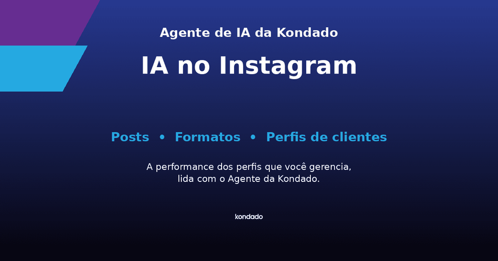 IA no Instagram: o Agente de IA da Kondado nos seus perfis