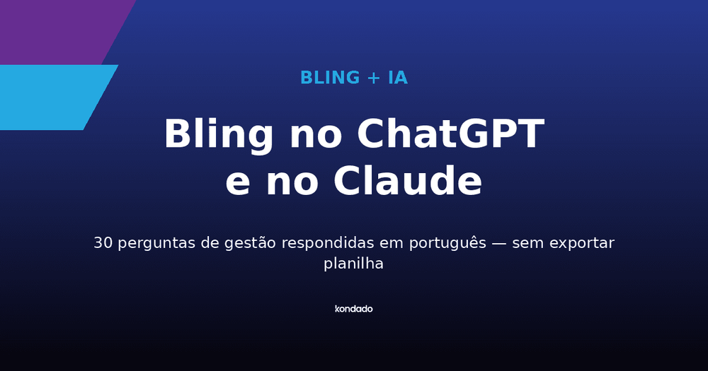 Bling com ChatGPT: 30 perguntas que mudam como você gere a sua empresa