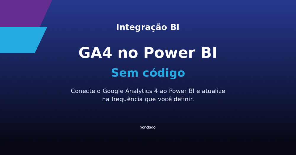 Como conectar o GA4 ao Power BI