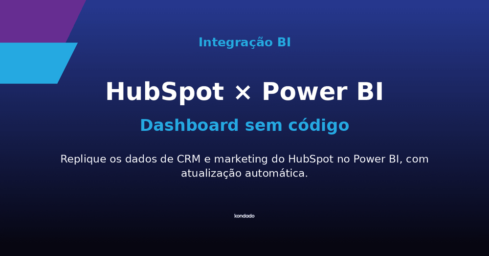 Como Criar um Dashboard do HubSpot no Power BI