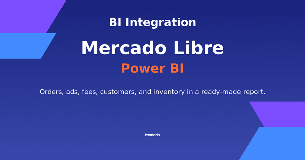 Mercado Libre Power BI Report: Orders, Ads, Fees, Customers, and Inventory in One View