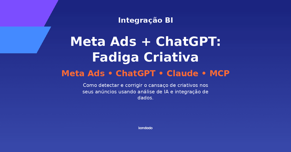 Como o ChatGPT detecta fadiga criativa nos seus anúncios Meta Ads — e qual SQL ele roda por baixo