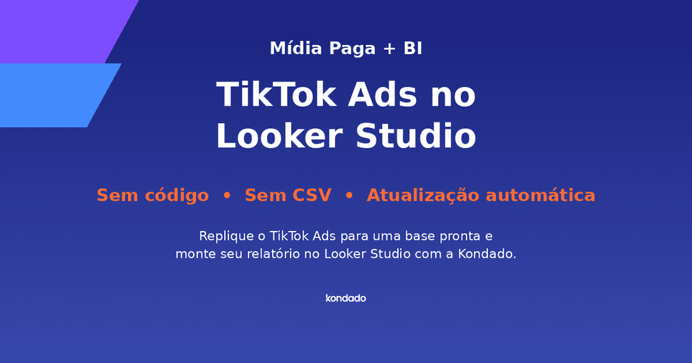 Como Conectar o TikTok Ads ao Looker Studio