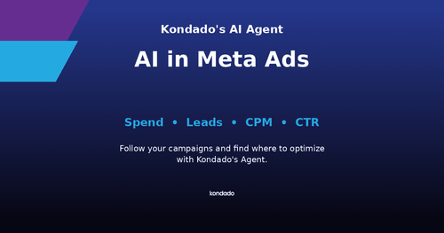 AI in Meta Ads: Kondado's AI Agent for your campaigns