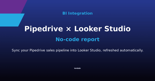 How to Build a Pipedrive Report in Looker Studio