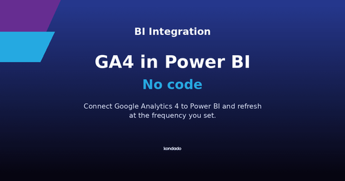 How to connect GA4 to Power BI