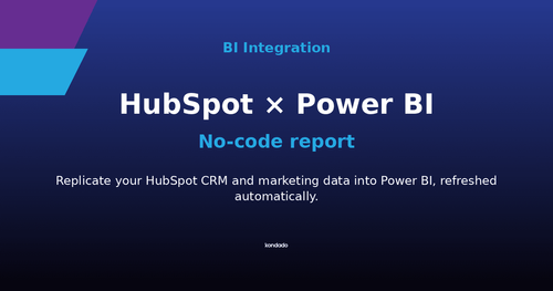 How to Build a HubSpot Report in Power BI