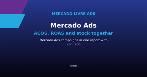 Mercado Ads: Campaigns, ACOS and ROAS in One Report