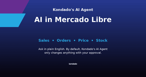 AI in Mercado Libre: Kondado's AI Agent for your sales