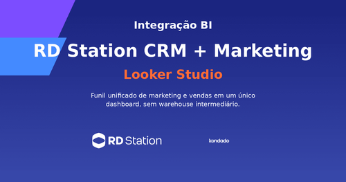 Dashboard de Funil RD Station CRM + Marketing no Looker Studio (2026)