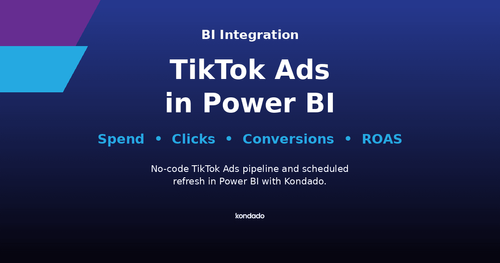 How to Connect TikTok Ads to Power BI