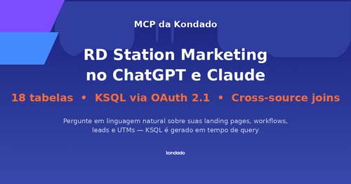 How to analyze RD Station Marketing data in ChatGPT with Kondado MCP
