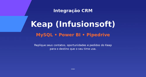 Como Integrar Keap (Infusionsoft) ao MySQL, Power BI e Pipedrive: Guia 2026